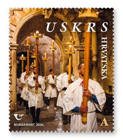 Korčulanska procesija na novoj uskrsnoj marki Hrvatske pošte