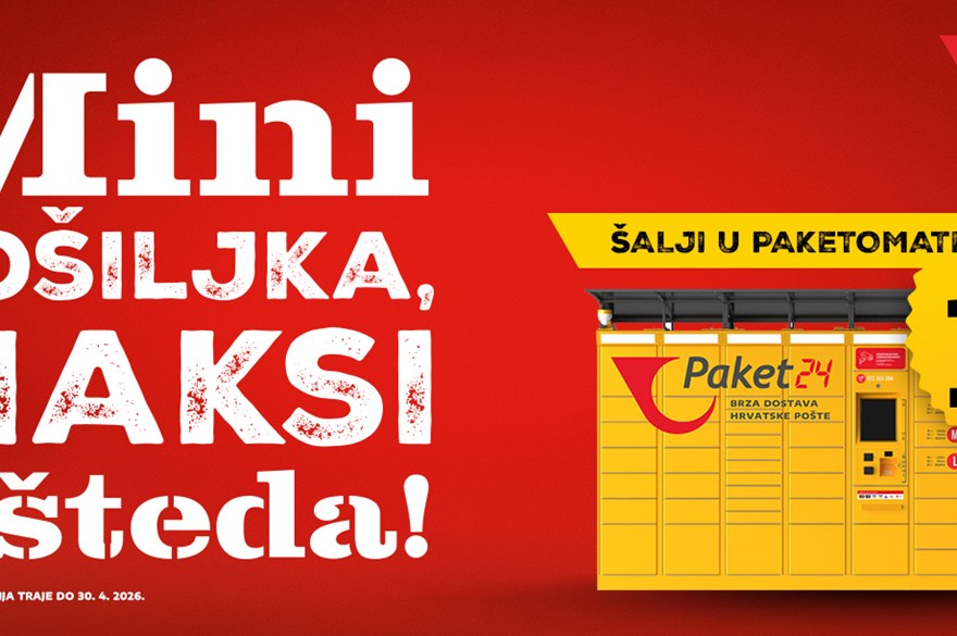 Šalji najmanje pakete <br> po najmanjoj cijeni