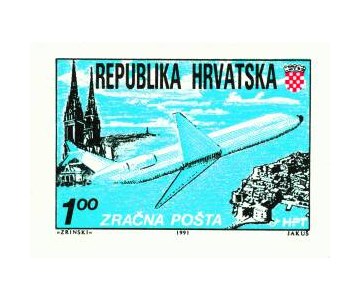 ZRAČNA POŠTA ZAGREB - DUBROVNIK