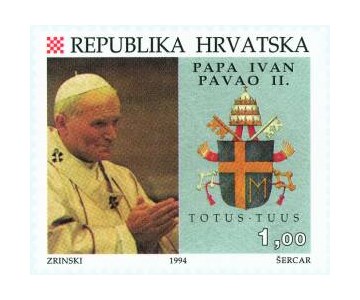PASTORALNI POHOD SVETOG OCA IVANA PAVLA II.  HRVATSKOJ