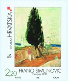 HRVATSKO MODERNO SLIKARSTVO - FRANO ŠIMUNOVIĆ 