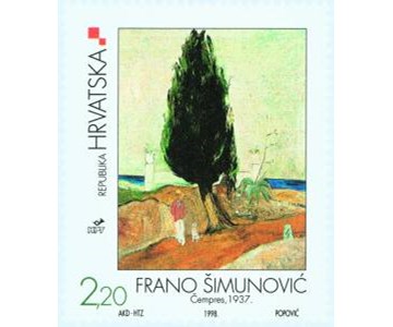 HRVATSKO MODERNO SLIKARSTVO - FRANO ŠIMUNOVIĆ 