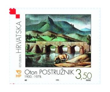 HRVATSKA MODERNA UMJETNOST - OTON POSTRUŽNIK 
