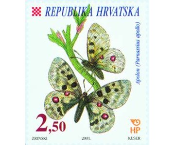 HRVATSKA FAUNA - LEPTIRI - APOLON