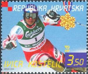 POBJEDE JANICE I IVICE KOSTELIĆA NA SVJETSKOM PRVENSTVU U ALPSKOM SKIJANJU, St. Moritz 2003 - IVICA KOSTELIĆ