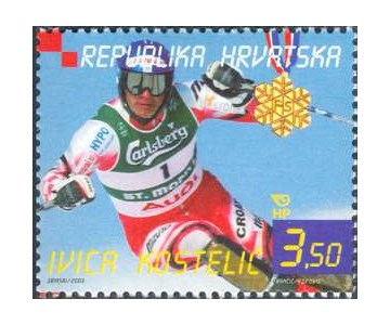 POBJEDE JANICE I IVICE KOSTELIĆA NA SVJETSKOM PRVENSTVU U ALPSKOM SKIJANJU, St. Moritz 2003 - IVICA KOSTELIĆ