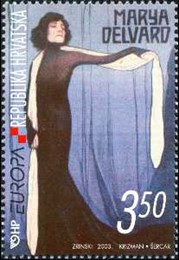EUROPA - PLAKATNA UMJETNOST - TOMISLAV KRIZMAN, PLAKAT MARYA DELVARD IZ 1907.