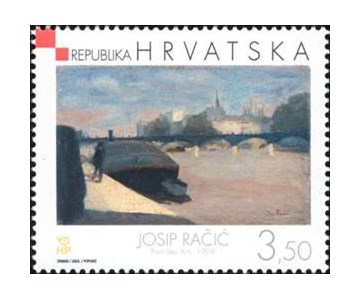 HRVATSKO MODERNO SLIKARSTVO  - JOSIP RAČIĆ,  PONT DES ARTS, 1908.