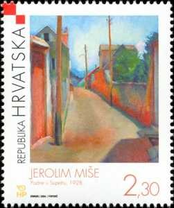 HRVATSKO MODERNO SLIKARSTVO - JEROLIM MIŠE, Podne u Supetru, 1928.