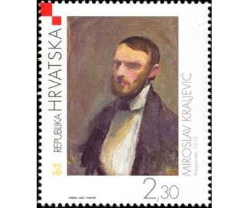 HRVATSKO MODERNO SLIKARSTVO - MIROSLAV KRALJEVIĆ, Autoportret, 1912.