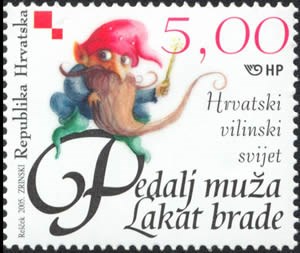 HRVATSKI VILINSKI SVIJET- patuljak Pedalj muža – Lakat brade 
