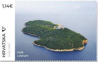 HRVATSKI TURIZAM – LOKRUM, zračna snimka otoka Lokruma 