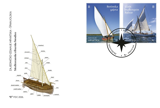 ZAJEDNIČKO IZDANJE HRVATSKA – ŠPANJOLSKA MEDITERANSKE RIBARSKE BRODICE