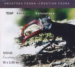  HRVATSKA FAUNA - Jelenak – Lucanus cervus