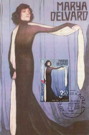 EUROPA - PLAKATNA UMJETNOST - TOMISLAV KRIZMAN, PLAKAT MARYA DELVARD IZ 1907