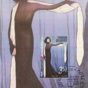 EUROPA - PLAKATNA UMJETNOST - TOMISLAV KRIZMAN, PLAKAT MARYA DELVARD IZ 1907