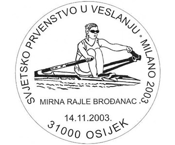 SVJETSKO PRVENSTVO U VESLANJU - MILANO 2003. - MIRNA RAJLE-BROĐANAC