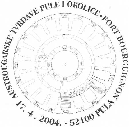 AUSTROUGARSKE TVRĐAVE PULE I OKOLICE - FORT BOURGUIGNON