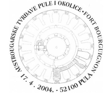 AUSTROUGARSKE TVRĐAVE PULE I OKOLICE - FORT BOURGUIGNON