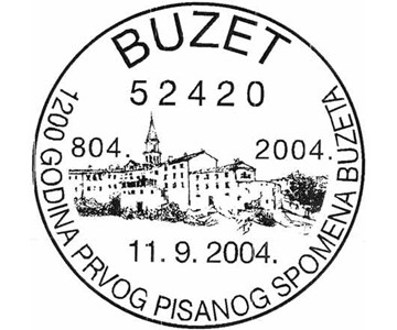 1200 GODINA PRVOG PISANOG SPOMENA BUZETA