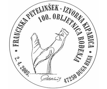 FRANCISKA PETELINŠEK - IZVORNA KIPARICA - 100. OBLJETNICA ROĐENJA