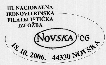 3. NACIONALNA JEDNOVITRINSKA FILATELISTIČKA IZLOŽBA