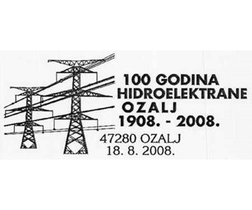 100 GODINA HIDROELEKTRANE OZALJ 1908. - 2008.