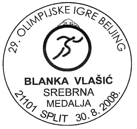29. OLIMPIJSKE IGRE BEIJING - BLANKA VLAŠIĆ - SREBRNA MEDALJA
