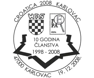 CROATICA 2008 KARLOVAC - 10 GODINA ČLANSTVA 1998 - 2008
