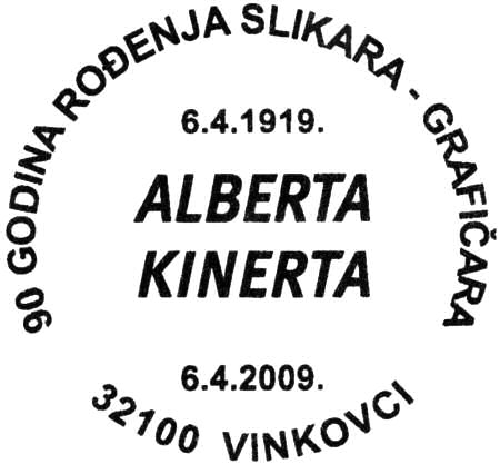 90 GODINA ROĐENJA SLIKARA - GRAFIČARA ALBERTA KINERTA
