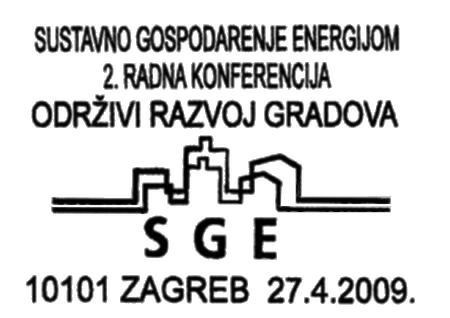 SGE - SUSTAVNO GOSPODARENJE ENERGIJOM - 2. RADNA KONFERENCIJA