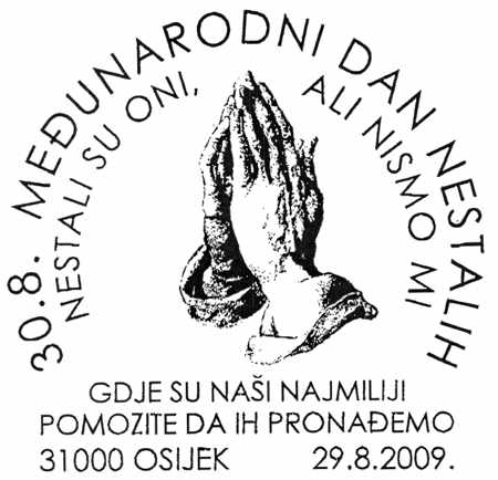 30.8.2009 - MEĐUNARODNI DAN NESTALIH