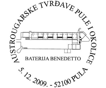 AUSTROUGARSKE TVRĐAVE PULE I OKOLICE - BATERIJA BENEDETTO