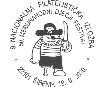 9. NACIONALNA FILATELISTIČKA IZLOŽBA<BR>50. MEĐUNARODNI DJEČJI FESTIVAL