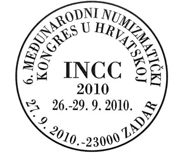 6. MEĐUNARODNI NUMIZMATIČKI KONGRES U HRVATSKOJ - INCC 2010
