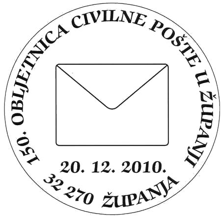 150. OBLJETNICA CIVILNE POŠTE U ŽUPANJI