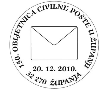 150. OBLJETNICA CIVILNE POŠTE U ŽUPANJI