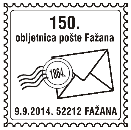 150. OBLJETNICA POŠTE FAŽANA