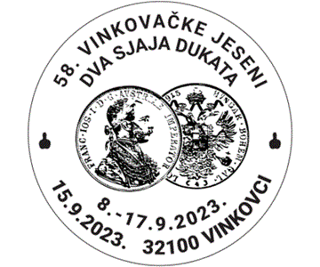58. VINKOVAČKE JESENI - DVA SJAJA DUKATA, 8. - 17.9.2023.